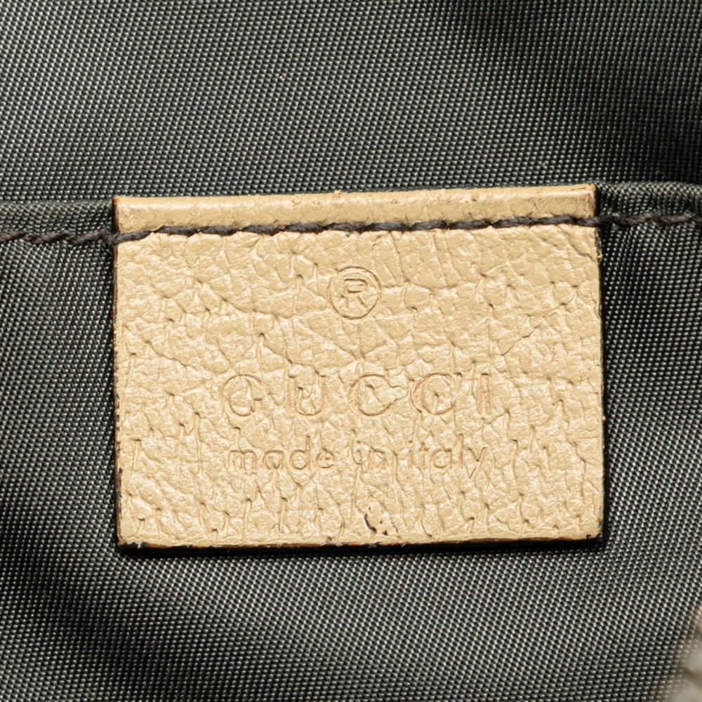 GUCCI Cream Leather Shoulder Bag - Picture 10 of 11